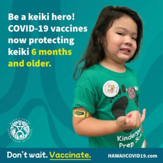 #Repost: @hawaiidoh "Parsyn is a keiki hero! By getting the COVID-19 vaccine, she’s doing her part in protecting her ʻohana and friends. Vaccines and masks are among the most important tools to keep us safe.

Protect your whole ʻohana from COVID-19. Don't wait. Vaccinate."

#OurBestShotHawaii
#Hawaii
#HiGotVaccinated
#HawaiiHealth
#StaySafeHI
#HawaiiCovid19