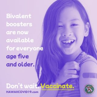 #Repost: @hawaiidoh "DOH recommends COVID-19 #bivalent booster vaccines for everyone age five and older. Bivalent boosters are designed specifically to protect against original COVID-19 and the BA.4 and BA.5 Omicron subvariants."

#OurBestShotHawaii
#Hawaii
#HiGotVaccinated
#HawaiiHealth
#StaySafeHI
#HawaiiCovid19